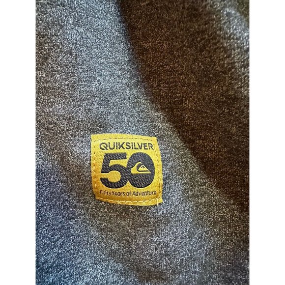 Quiksilver Adapt Travel Hoodie Full Zip Gray Snowboard Ski Small Medium - Picture 13 of 16
